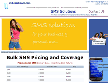 Tablet Screenshot of indiawebpage.com